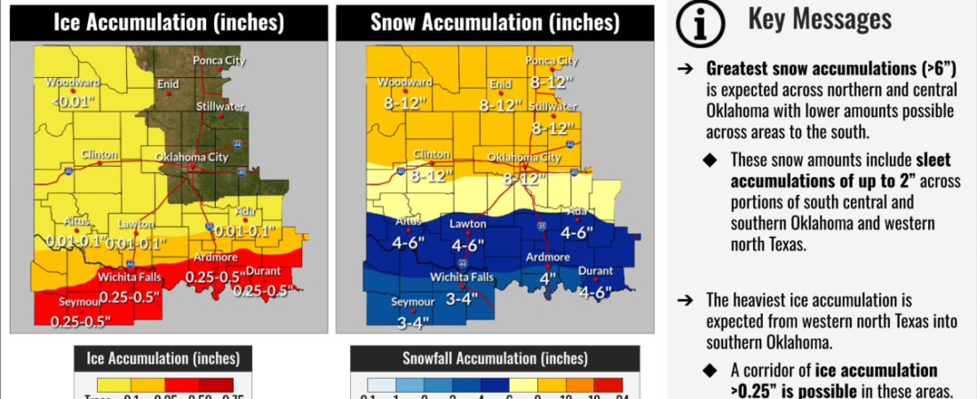 Winter Storm Expected to Impact Weatherford