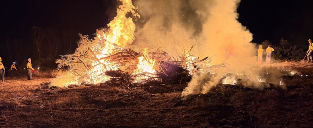 SWOSU Fire Assists Oklahoma State Parks on Prescribed Burn