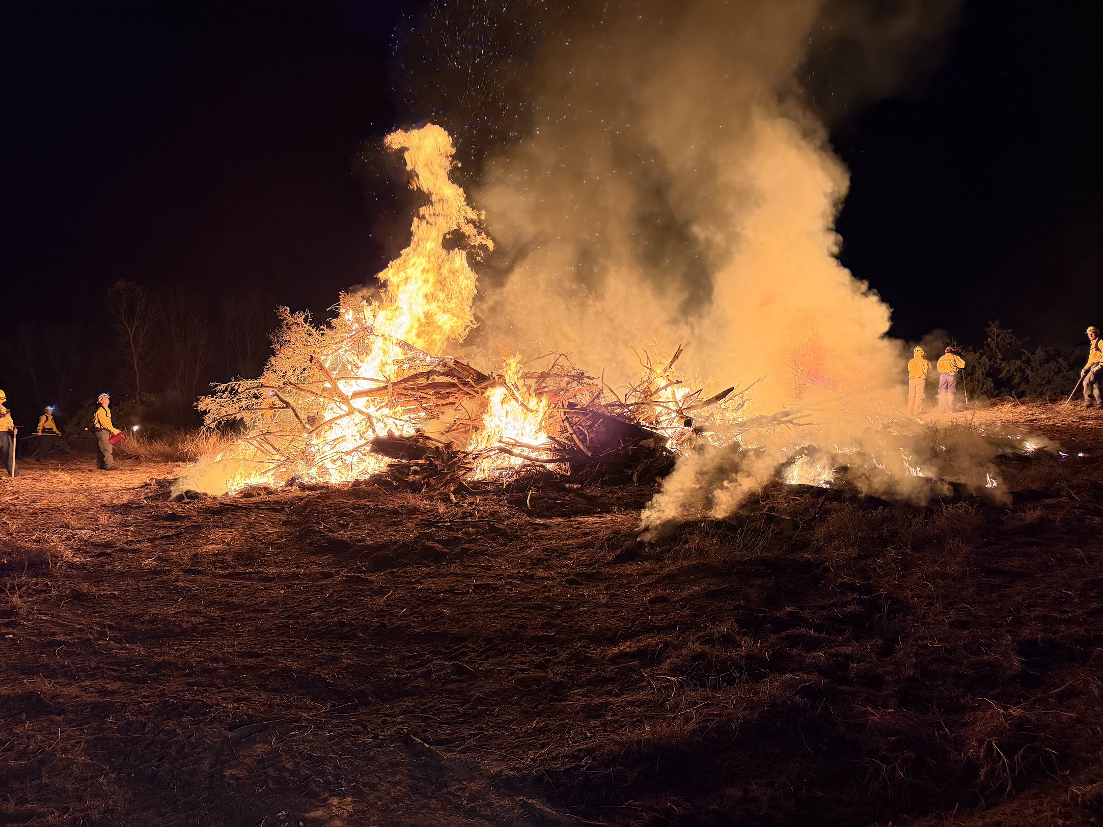 SWOSU Fire Assists Oklahoma State Parks on Prescribed Burn